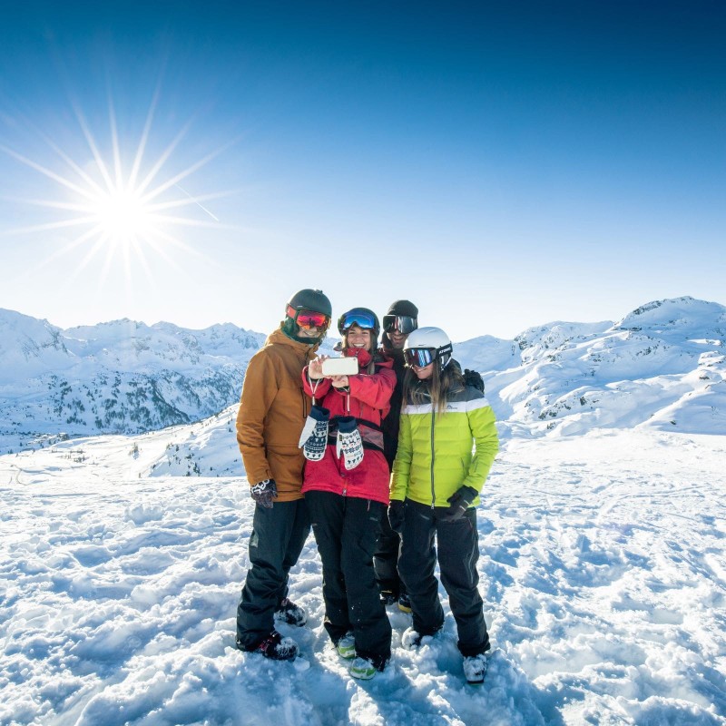 Selfie on the piste © Tourismusverband Obertauern