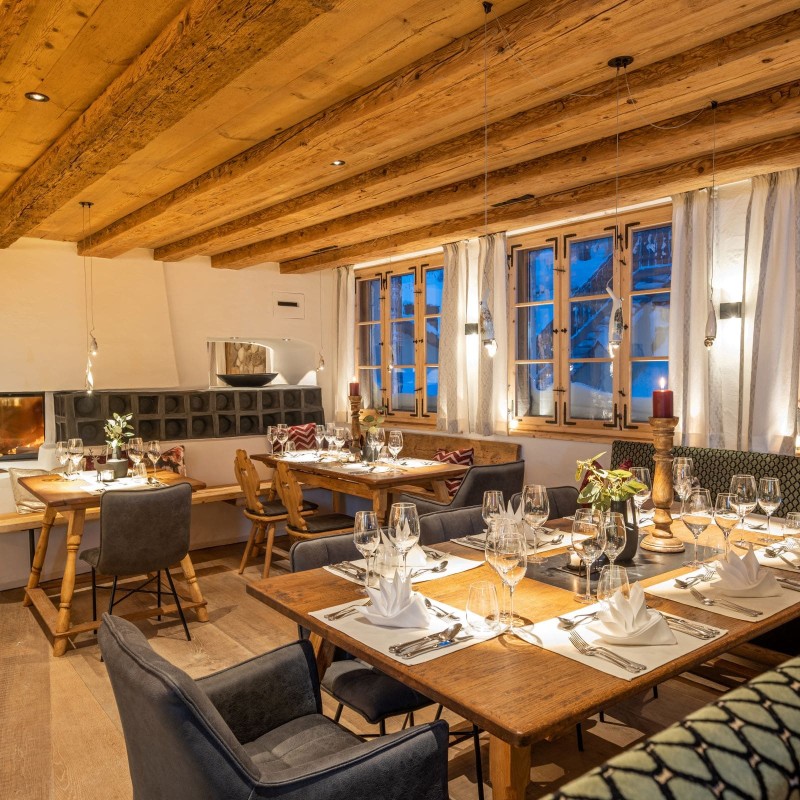 Restaurant in the 4* star family hotel in Salzburg province, Austria