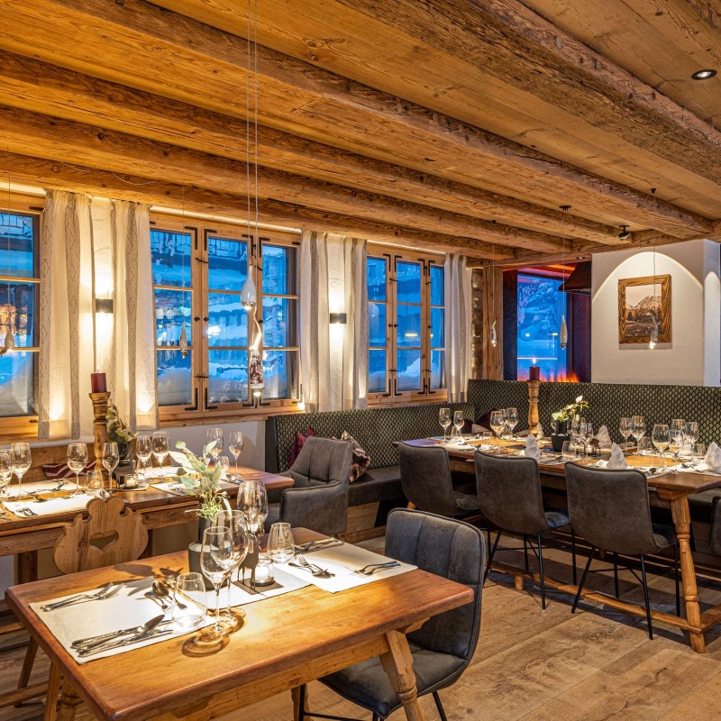 Enjoy local and international dishes in our restaurant