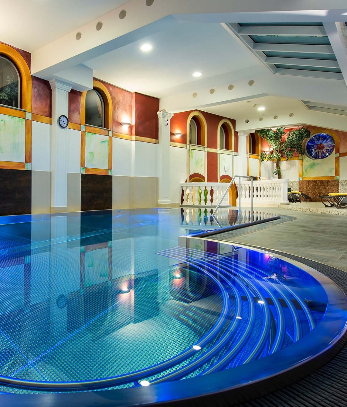 Indoor-Pool des Hotels