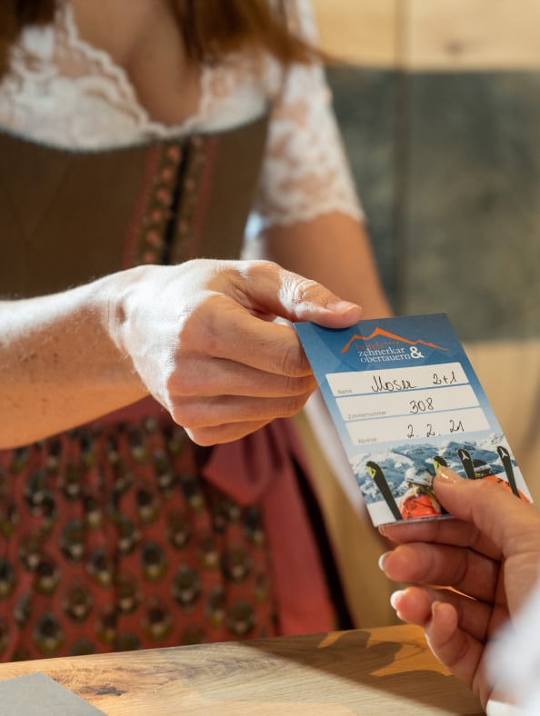 Gästekarte im Zehnerkar