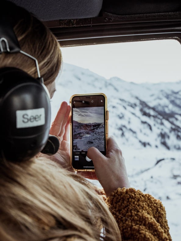 Flug mit dem Helikopter © Tourismusverband Obertauern