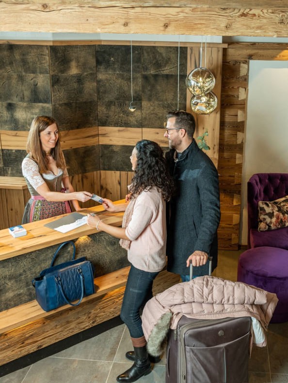 Reception Hotel Zehnerkar, Iris Hollfelder-Klinger and guests