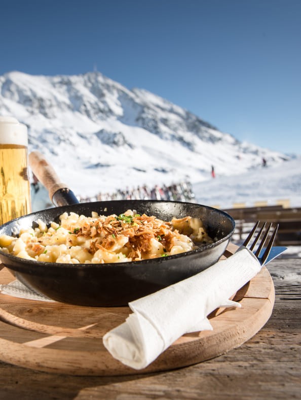 Delicacies in the ski restaurant Obertauern &copy; Tourismusverband Obertauern