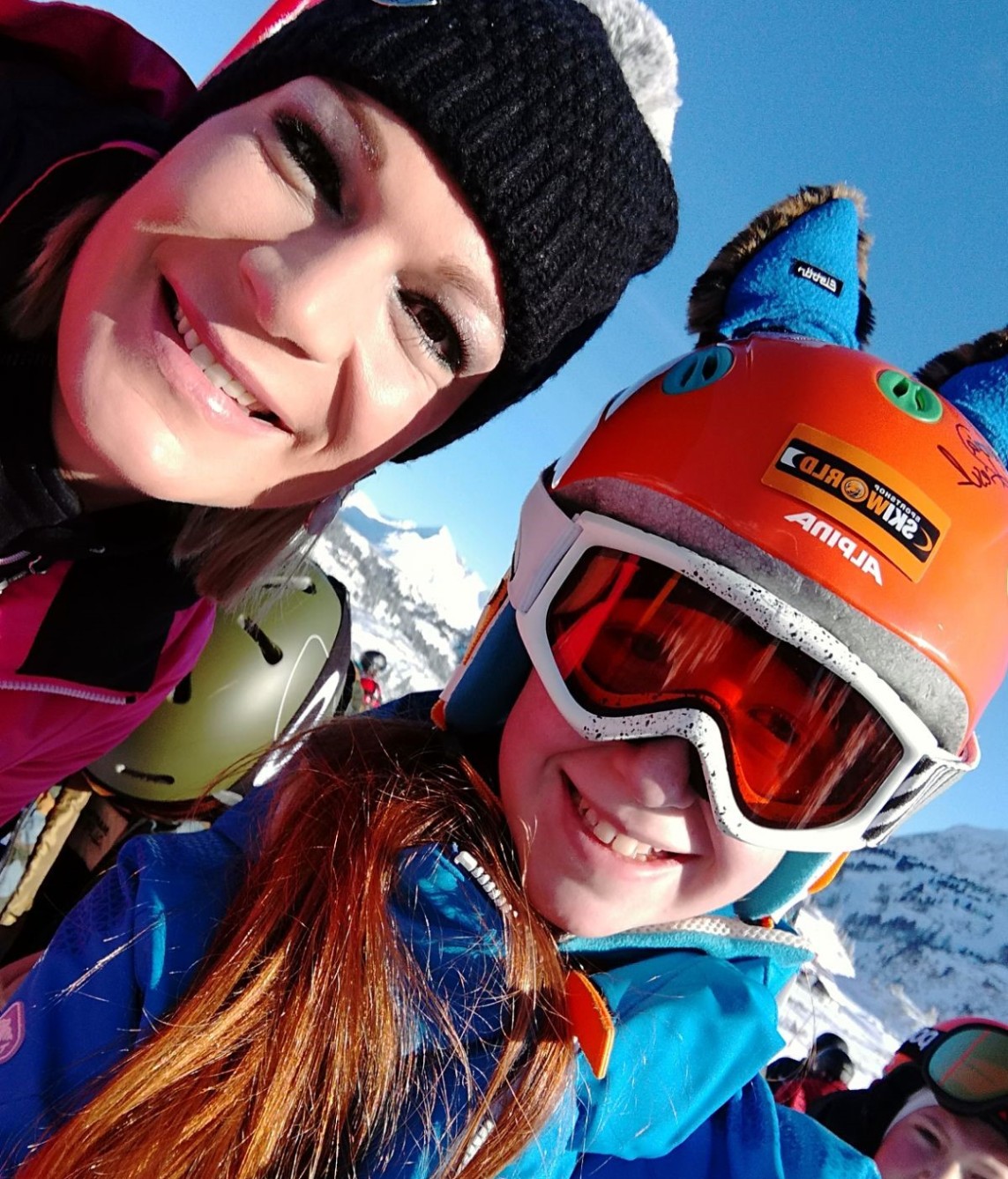 Maria Höfl-Riesch und Jasmin Klinger
